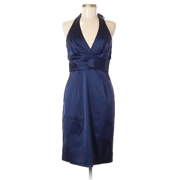 donna ricco halter dress Women's Donna Ricco Halter Neck 3-Tier Maxi Dress